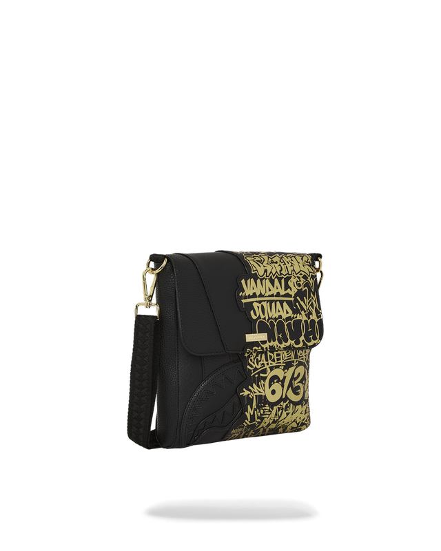 Messenger Sprayground Half Graff Glide Messenger Bag | 385967-USI