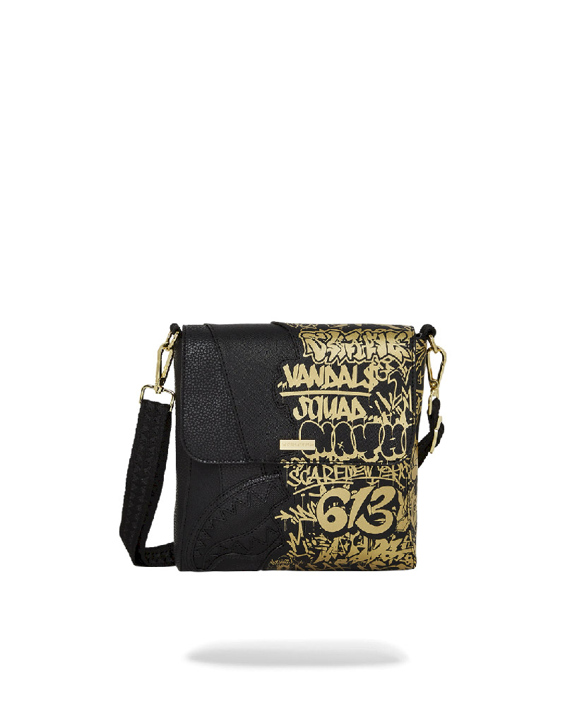 Messenger Sprayground Half Graff Glide Messenger Bag | 385967-USI