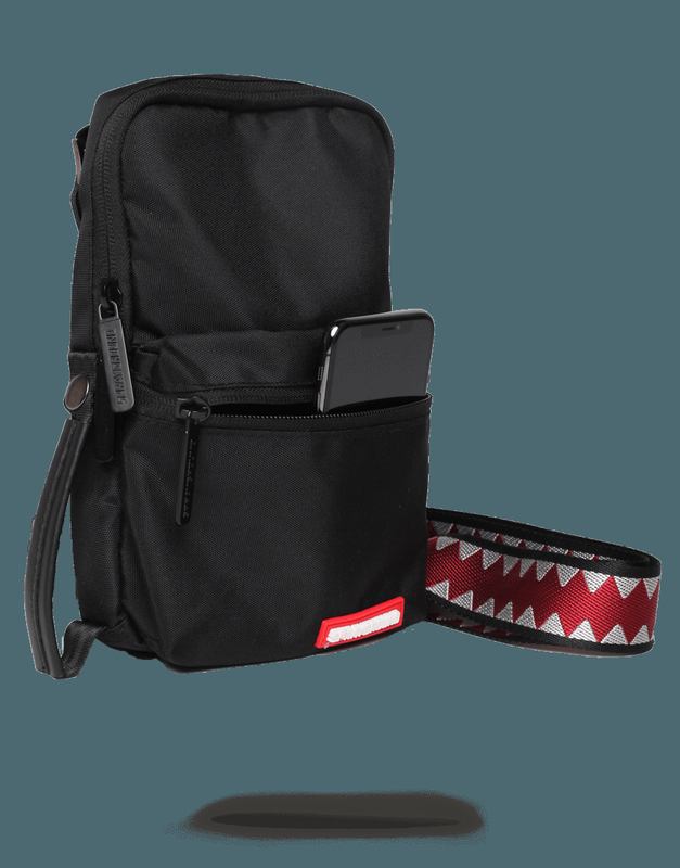 Mini Sling Sprayground Solid Black Shark Mini Sling | 061582-HWZ