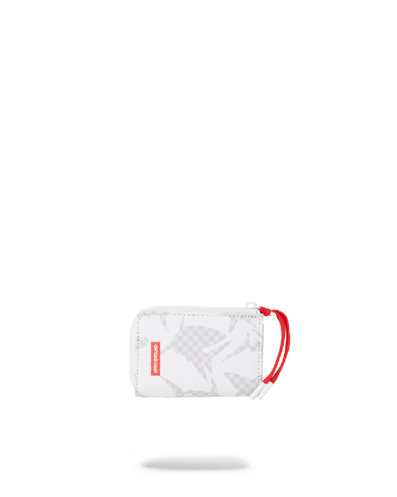 Portofel Sprayground Shark Check (White) Wallet | 734296-CYB