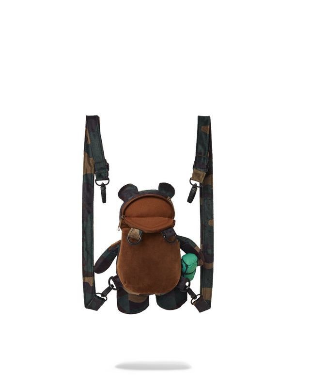 Rucsac Sprayground Bearcub Backpack - Camocheck Moneybear | 146257-ZAU