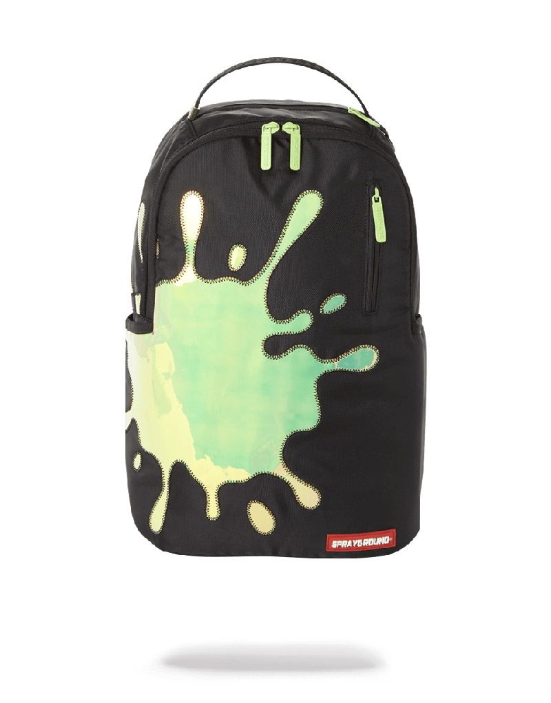 Rucsac Sprayground Blue Mirror Reflective Splat Backpack (One Of One) | 814679-VZO