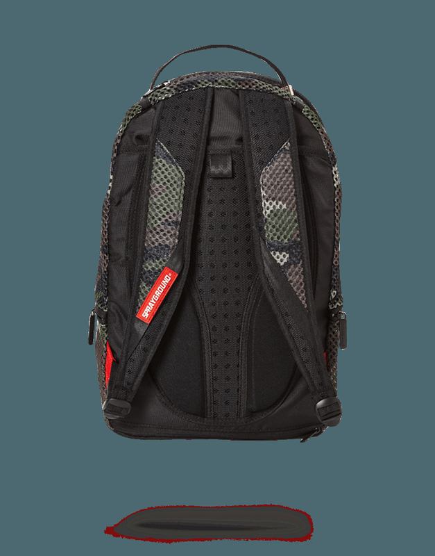 Rucsac Sprayground Camo Mesh Shark | 018532-YNH