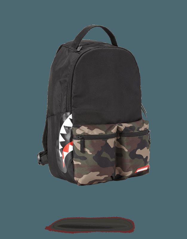 Rucsac Sprayground Camo Side Shark Double Cargo | 605137-YZQ