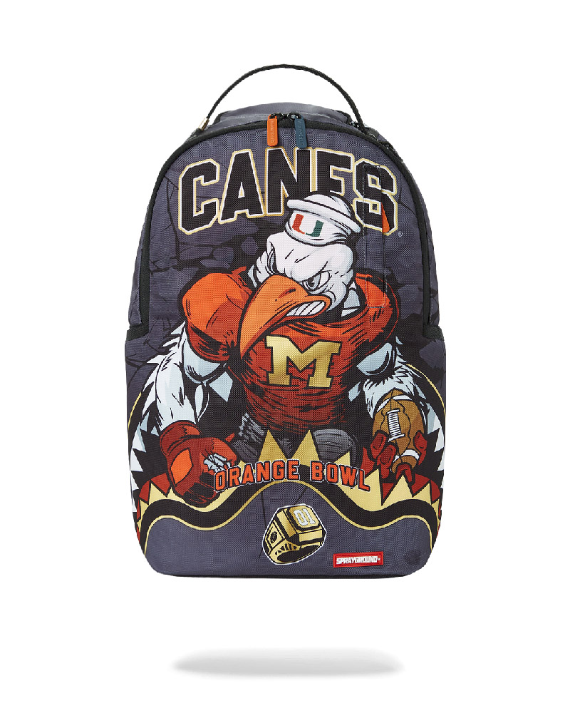 Rucsac Sprayground Canes Muscle University Of Miami Backpack (With Warren Sapp) | 957034-NST