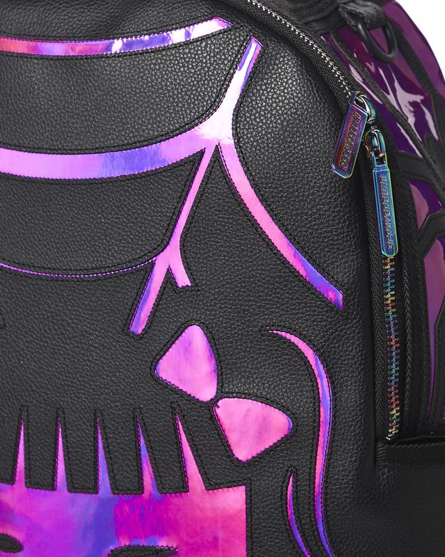 Rucsac Sprayground Cazzu Iridescent Cut & Sew Spider Skull Shark Backpack (Dlxv) | 149086-RXV