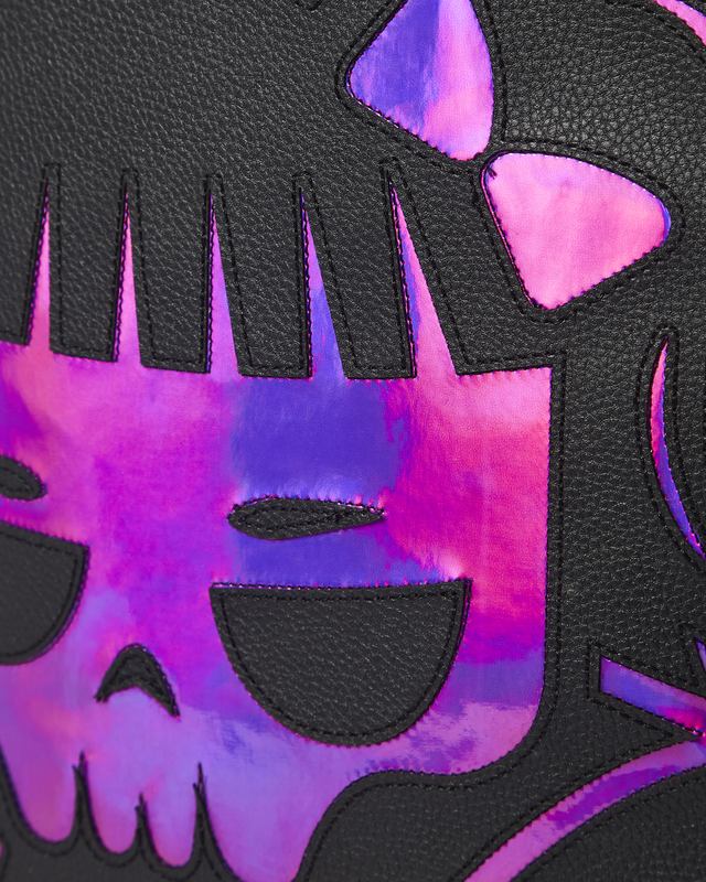 Rucsac Sprayground Cazzu Iridescent Cut & Sew Spider Skull Shark Backpack (Dlxv) | 149086-RXV