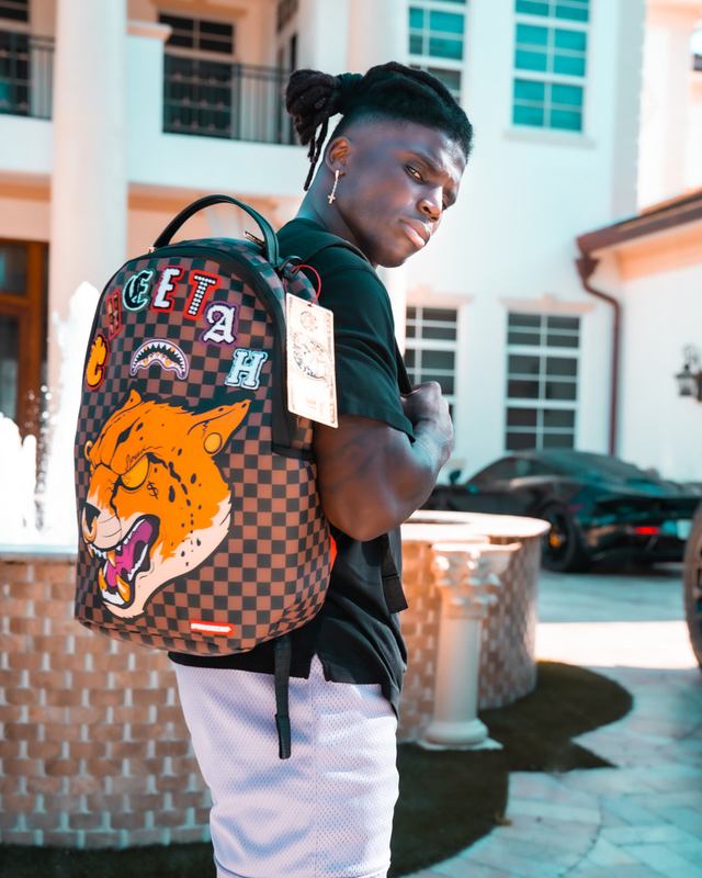 Rucsac Sprayground Cheetah Speed Shark Backpack (Tyreek Hill Collab) | 937182-BSV