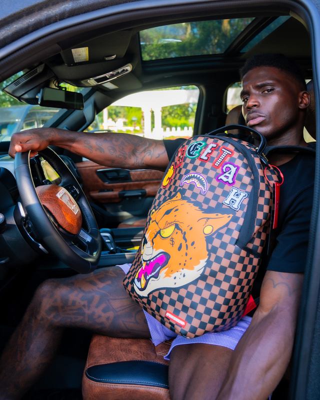 Rucsac Sprayground Cheetah Speed Shark Backpack (Tyreek Hill Collab) | 937182-BSV