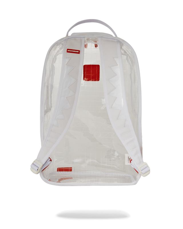 Rucsac Sprayground Clear Vision Sharks In Paris - 100% All Clear Dlx Backpack | 450869-PWA