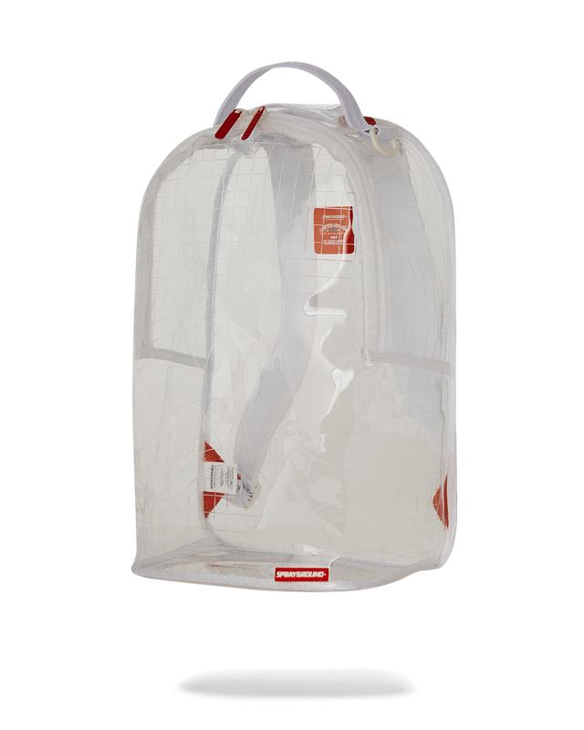 Rucsac Sprayground Clear Vision Sharks In Paris - 100% All Clear Dlx Backpack | 450869-PWA