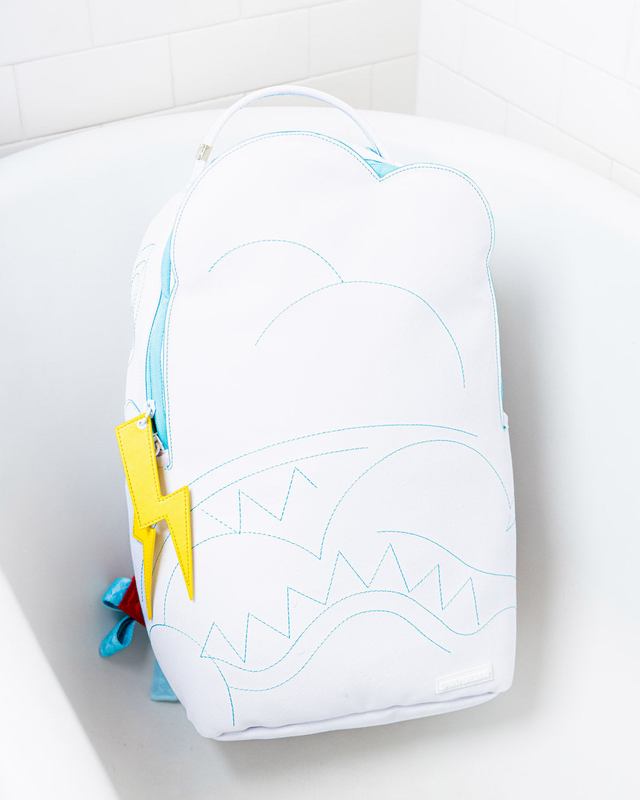 Rucsac Sprayground Cloudy With A Chance Of Shark Backpack (Dlxv) | 806491-NYW