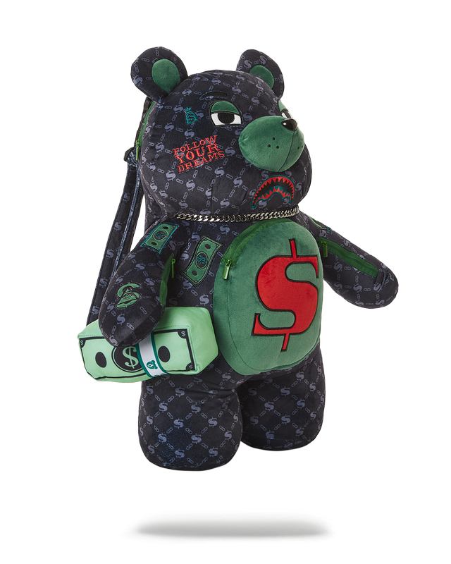 Rucsac Sprayground Dinero Moneybear Teddybear Backpack | 537264-XKM