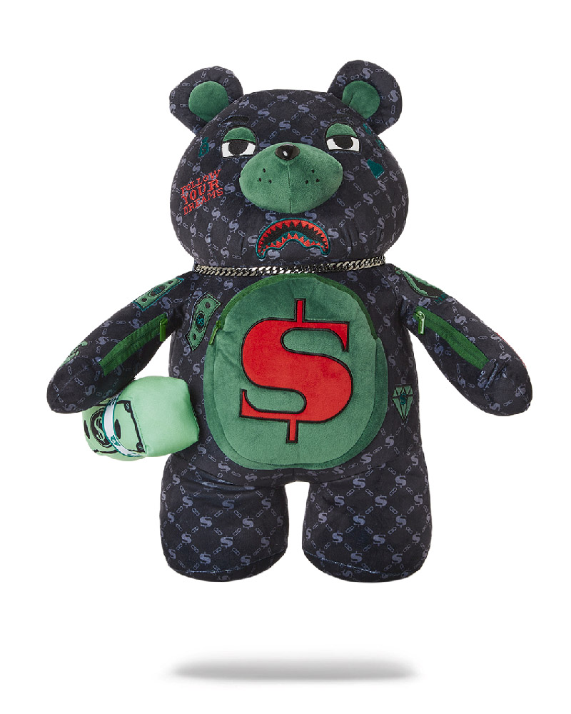 Rucsac Sprayground Dinero Moneybear Teddybear Backpack | 537264-XKM