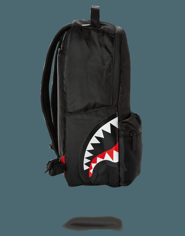 Rucsac Sprayground Double Cargo Side Shark (Black) | 089427-LCX