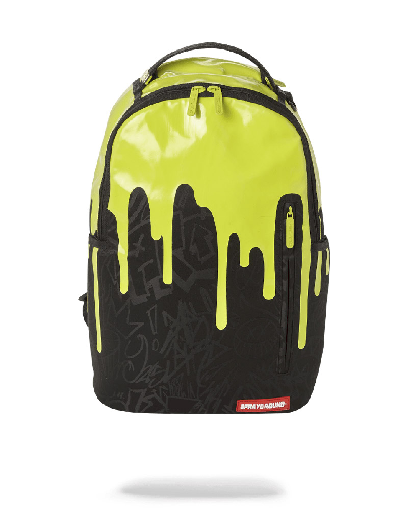 Rucsac Sprayground Green Neon Drip Backpack (One Of One) | 587069-PIW