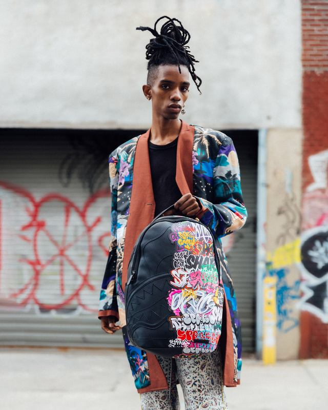 Rucsac Sprayground Half Graff Night Backpack (Dlxv) | 468210-GLY