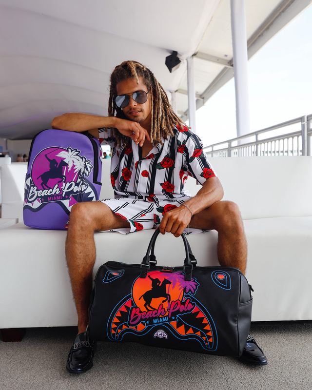 Rucsac Sprayground Miami Beach Polo Collab Backpack (Dlxv-Purple) | 310847-QEL