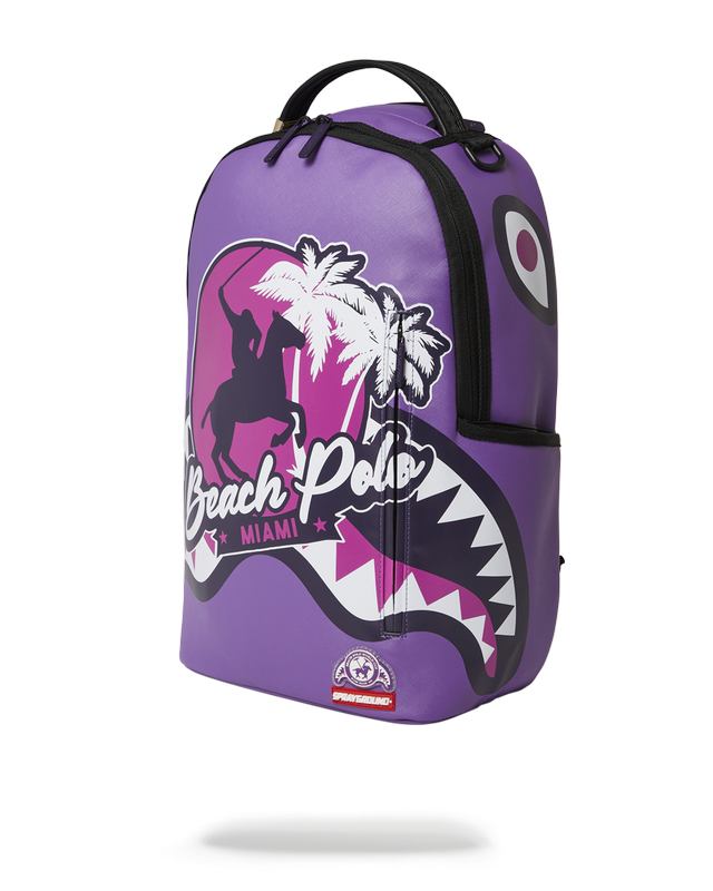 Rucsac Sprayground Miami Beach Polo Collab Backpack (Dlxv-Purple) | 310847-QEL