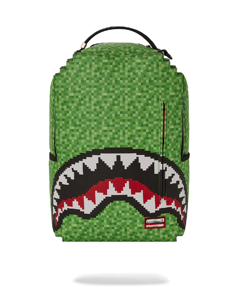 Rucsac Sprayground Minecraft Creeper Shark Backpack | 156724-USZ