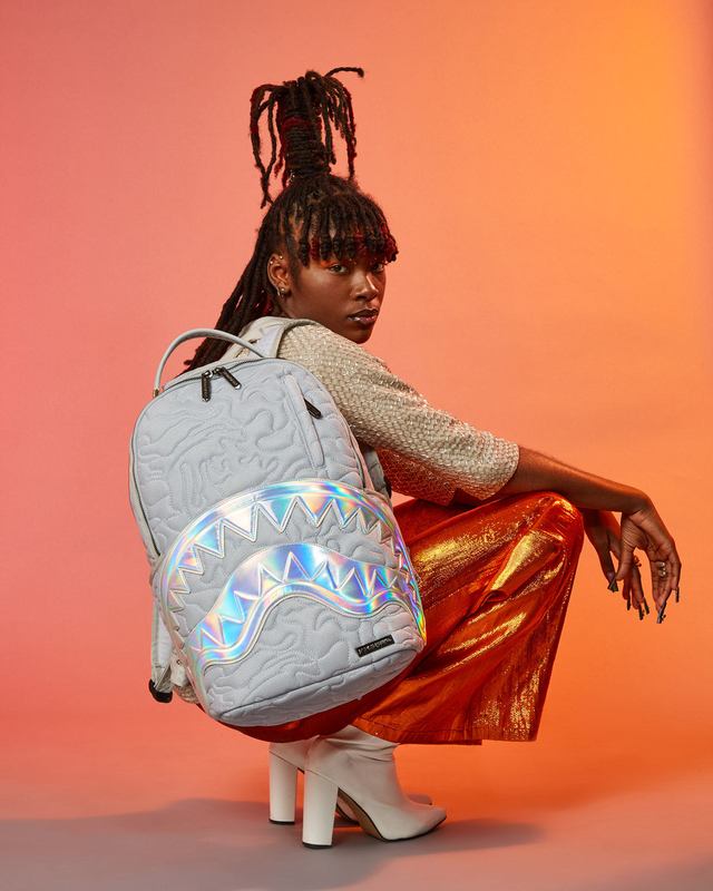 Rucsac Sprayground Mirashaku Iridescent Quilt Backpack | 754291-ZCB