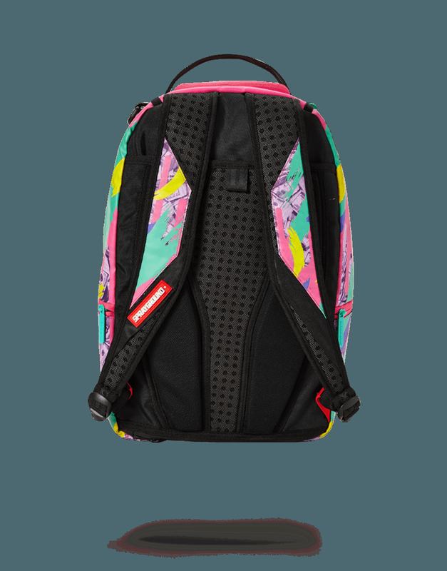 Rucsac Sprayground Money Pink Camo Drip | 629403-INA