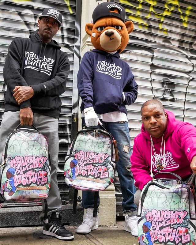 Rucsac Sprayground Naughty By Nature Hip Hop Hooray 30th Anniversary Collab Backpack | 539602-KQW