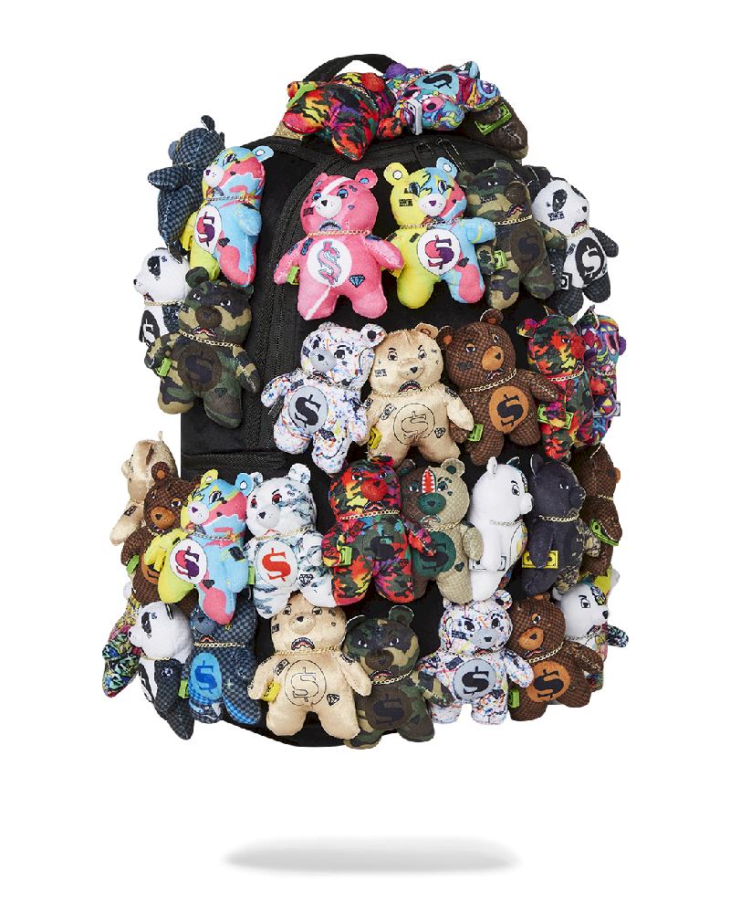 Rucsac Sprayground Pack Of Bears Real Plush Bears Runway Piece Backpack - Super Exclusive | 863495-BRD