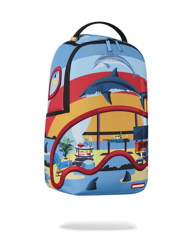 Rucsac Sprayground Realtor Shark Dlxsr Backpack | 892130-AJM