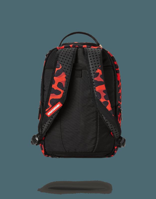 Rucsac Sprayground Red Leopard Double Cargo | 649135-YLI