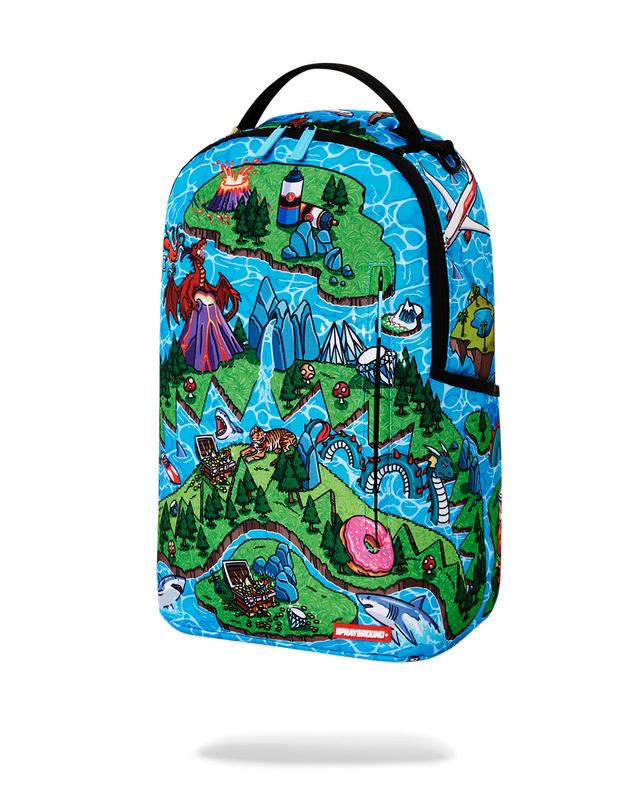 Rucsac Sprayground Shark Island Adventure Dlxsr Backpack | 907432-PHX