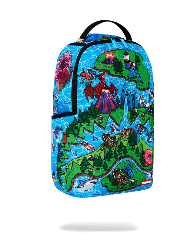 Rucsac Sprayground Shark Island Adventure Dlxsr Backpack | 907432-PHX