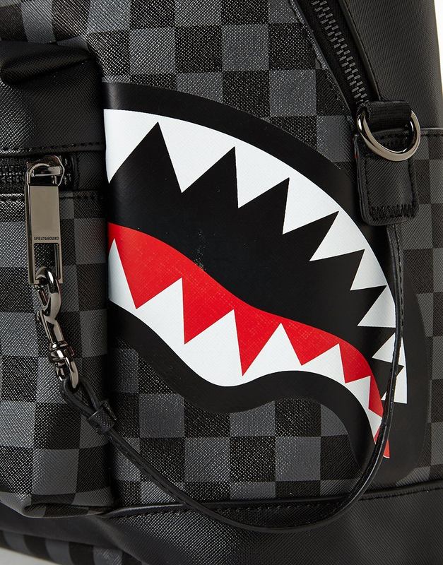 Rucsac Sprayground Sharks In Paris (Black Checkered Edition) | 542316-QZF