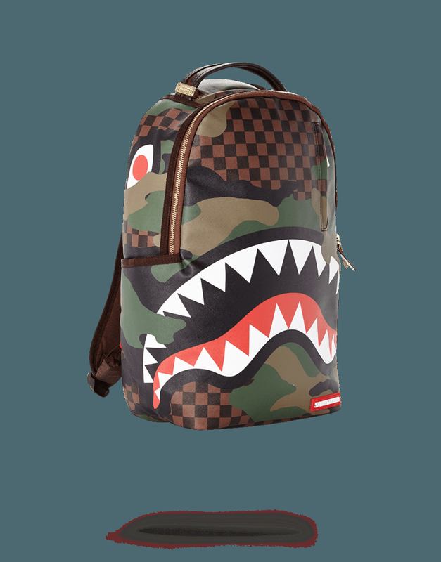 Rucsac Sprayground Sharks In Paris (Camo Edition) | 591260-QGL