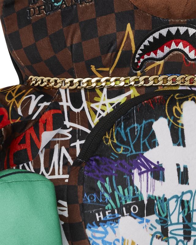 Rucsac Sprayground Sharks In Paris The Rizz Moneybear Teddybear Backpack | 164057-WUS