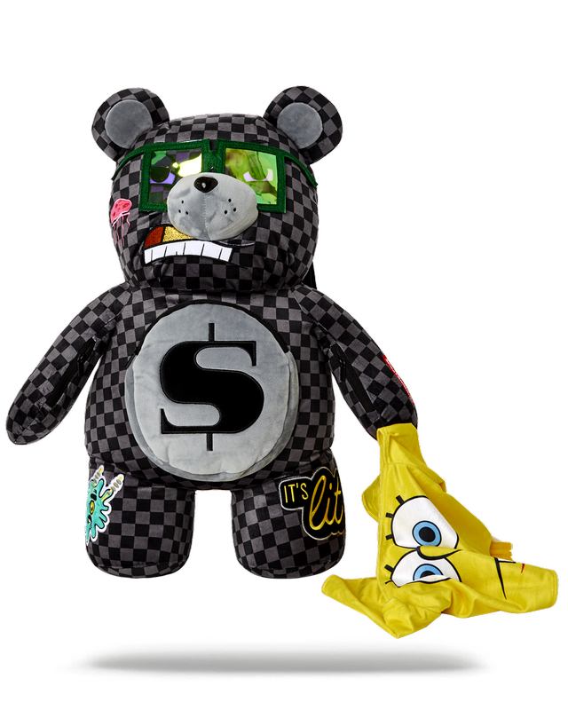 Rucsac Sprayground Spongebob Moneybear Teddybear Backpack | 268517-UPJ