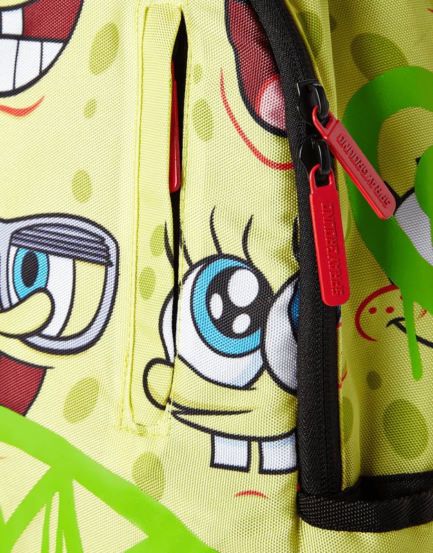 Rucsac Sprayground Spongebob Spraypaint Face Pattern | 136489-KZU