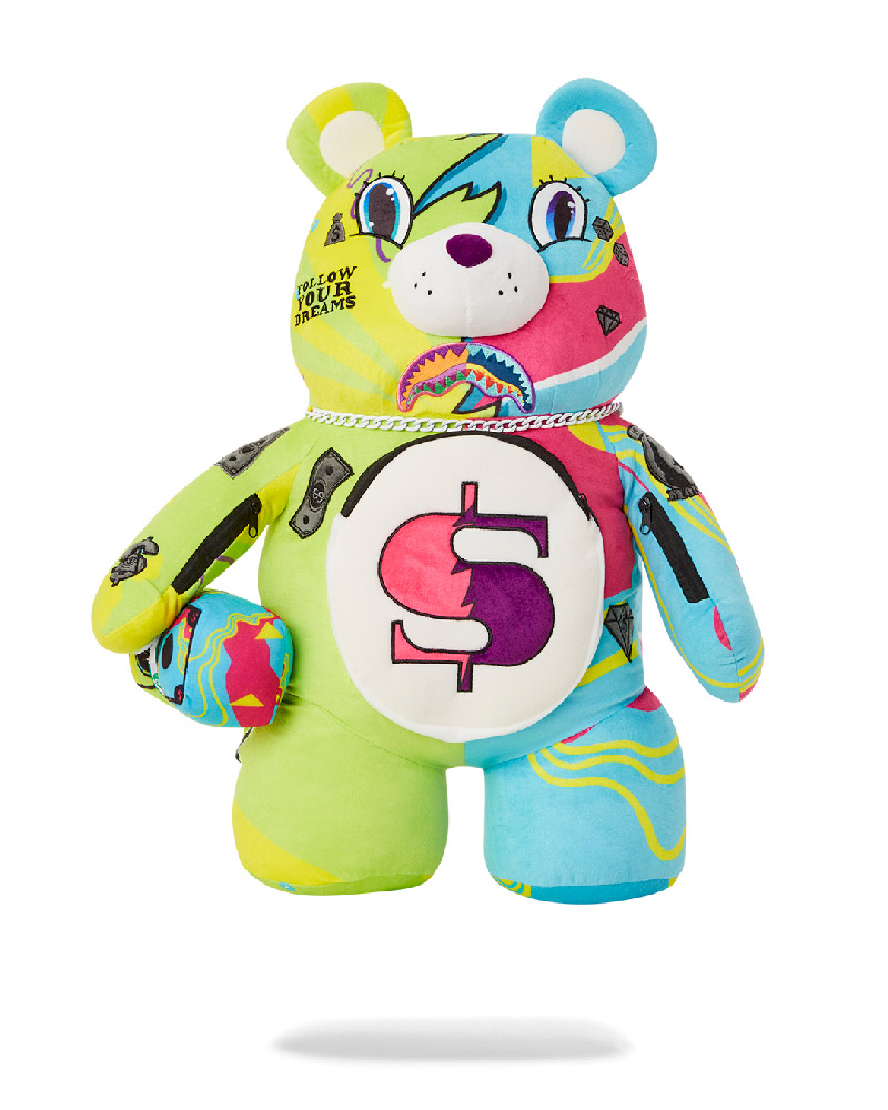 Rucsac Sprayground Super Weird Moneybear Teddybear Backpack | 795316-WIP