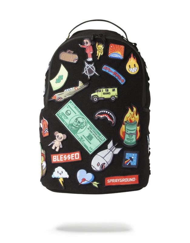 Rucsac Sprayground The 32 Removable Patches Velcro Backpack | 064829-JCH