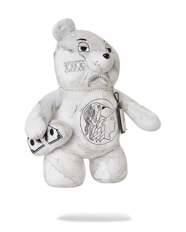 Rucsac Sprayground The Met Alexander The Great Macedonian Teddybear Backpack | 467532-ZEI