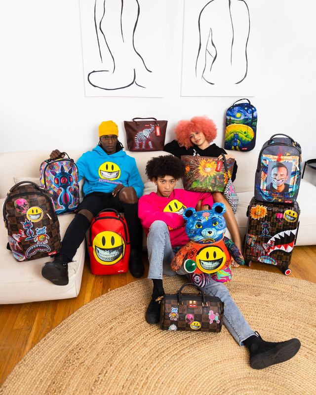 Rucsac Sprayground The Rare Dbd Grin Shark Portrait By Ron English- Super Limited Edition | 046792-GSJ