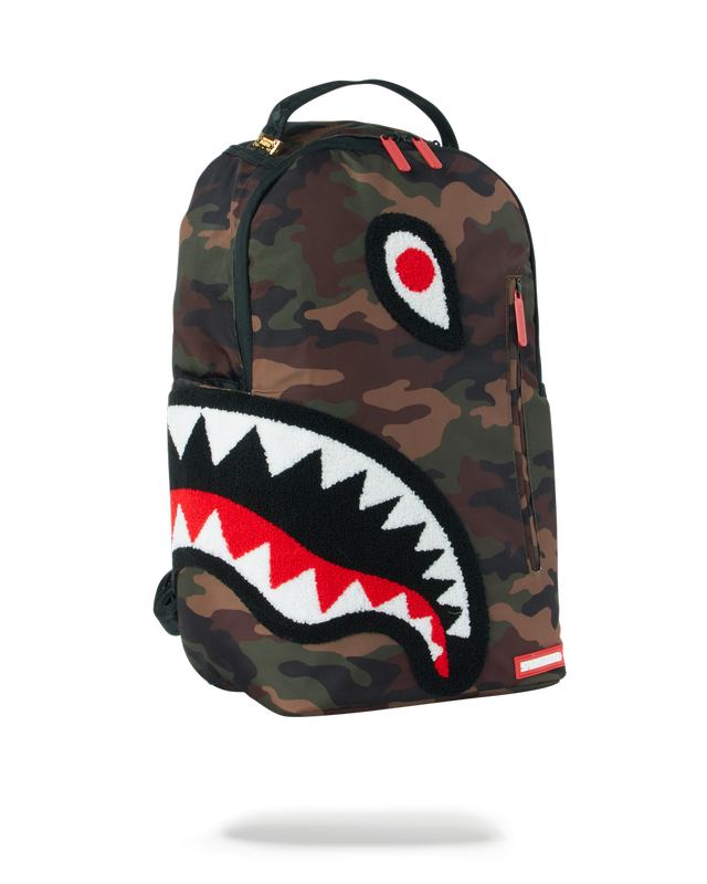 Rucsac Sprayground Torpedo Shark (Camo) Backpack | 524967-NRQ