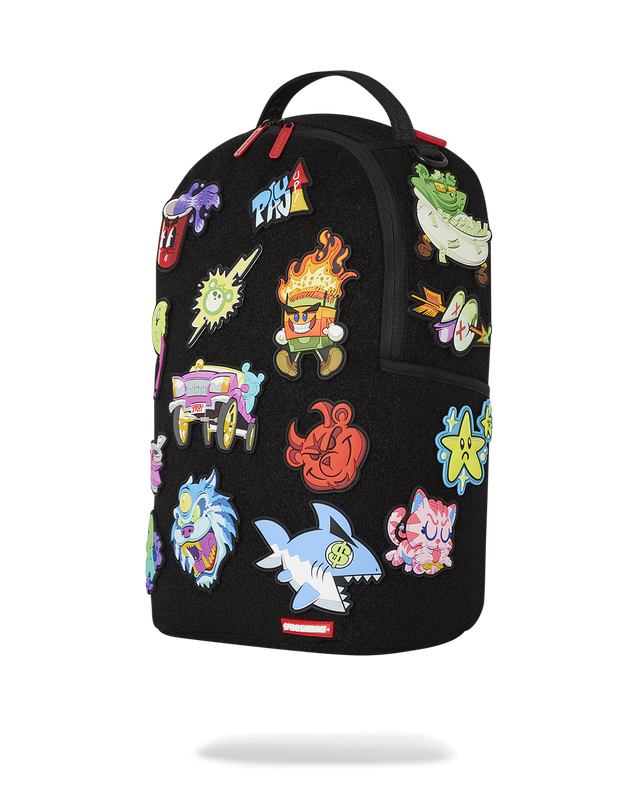 Rucsac Sprayground Trance Party Patches Backpack (23 Velcro Removable Patches) | 594621-TYO