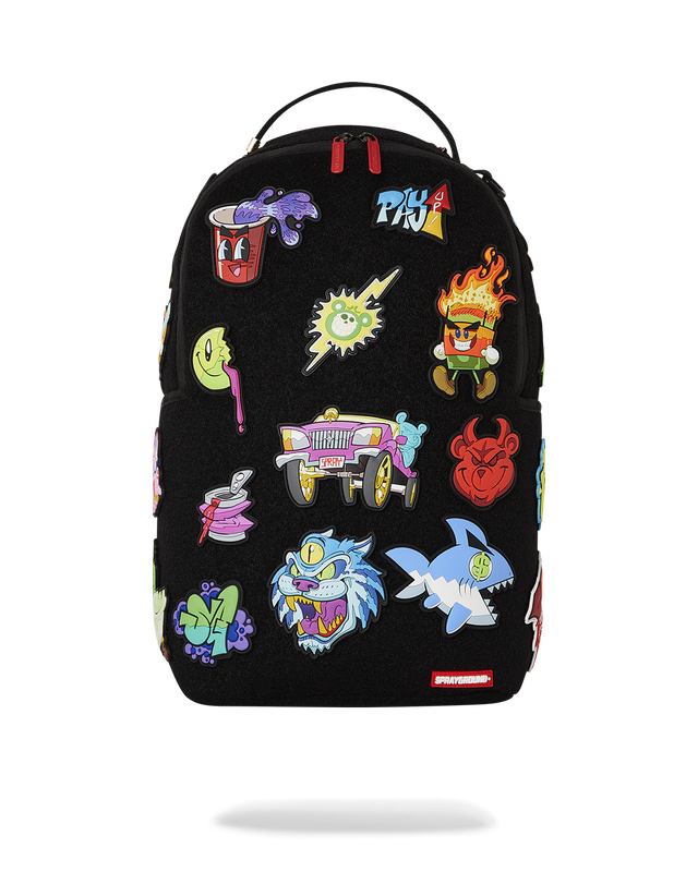 Rucsac Sprayground Trance Party Patches Backpack (23 Velcro Removable Patches) | 594621-TYO