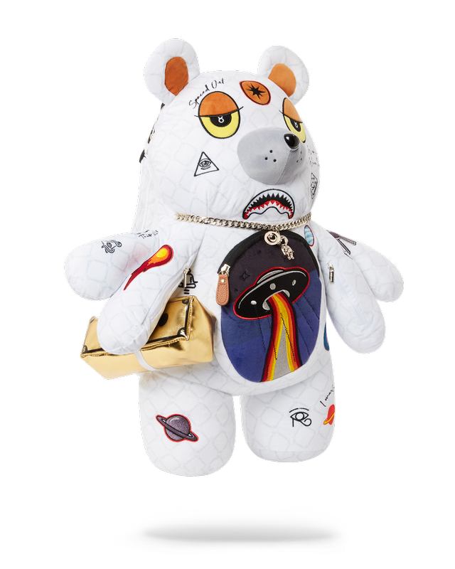 Rucsac Sprayground Ufo Spaced Out Moneybear Teddybear Backpack | 082564-PUX