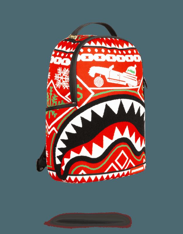 Rucsac Sprayground Ugly Sweater Shark | 735429-CAH