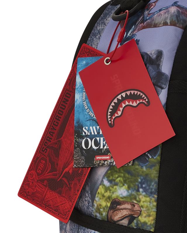 Rucsac Sprayground Welcome To Jurassic Shark Backpack | 984265-TVH