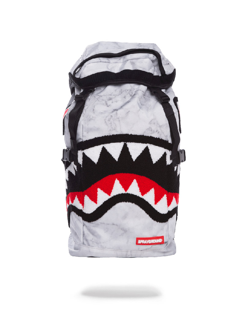 Rucsac Sprayground White Marble Top Loader | 709413-NLI