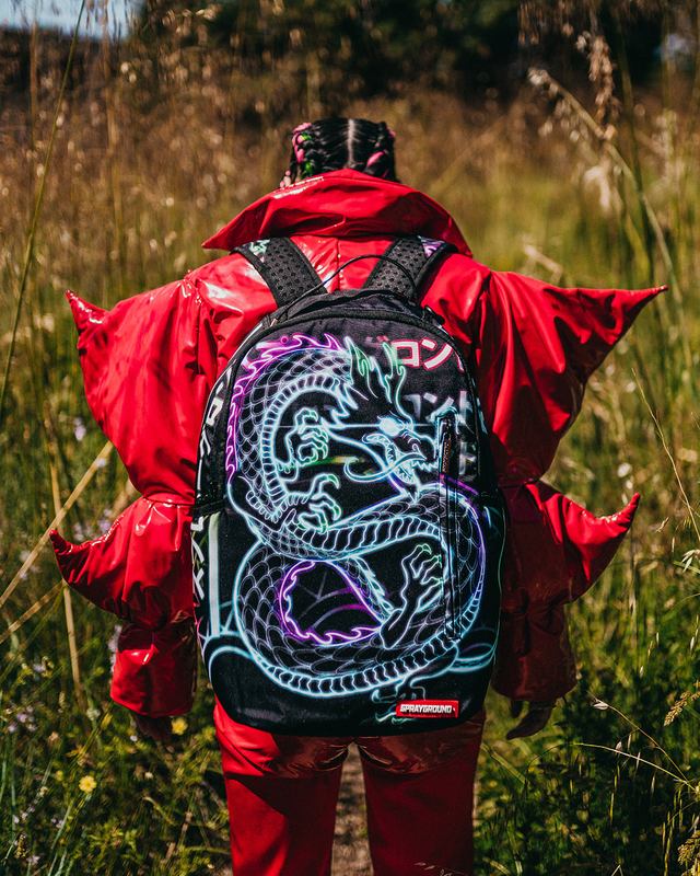 Rucsac Sprayground ナイトドラゴン (Nite Dragon) Backpack | 329641-SHP