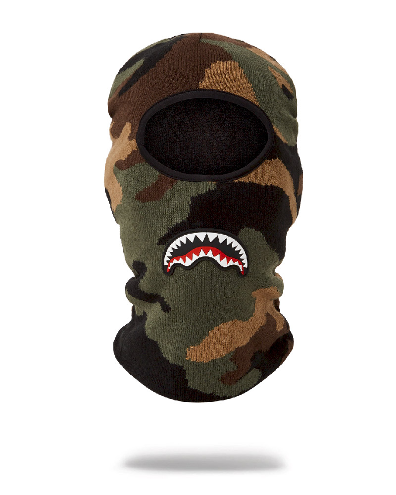 Ski Mask Sprayground Camo Shark Ski Mask | 483950-LVB